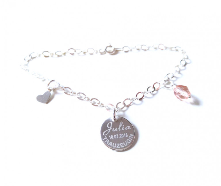 45++ Spruch trauzeugin an braut , Armband “Trauzeugin” 925er Silber Edelschnitte